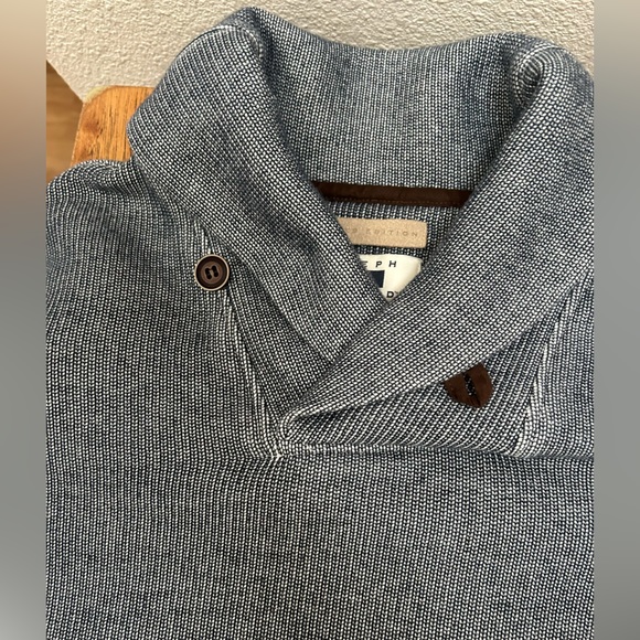 Limited Edition Joseph Abboud Shawl Collar Sweater - Picture 2 of 6